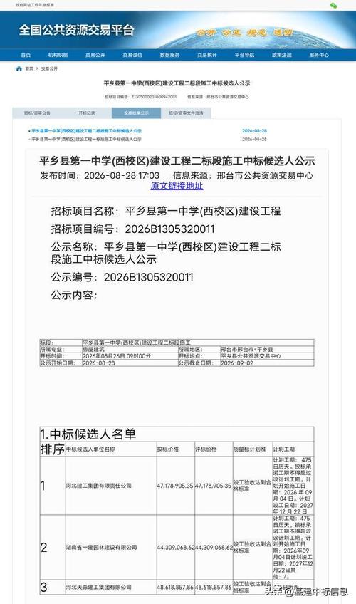 河北平乡县第一中学建设工程纪实 教育民生工程的“硬核”答卷